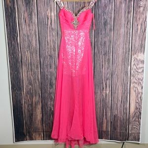 MAC DUGGAL WOMEN Prom wedding DRESS Size 2 Color Pink